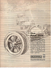 1970 Cragar Mag Wheels Vintage Magazine Ad  Grand Prix Automotive Wheels
