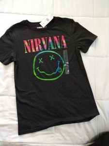 Nirvana t shirt women M!💖(nwt) | eBay