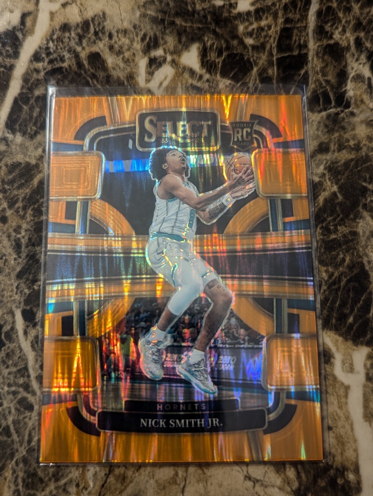 Nick Smith Jr.- 2023-24 Panini Select - Concourse Orange Flash Prizm #89 (RC)