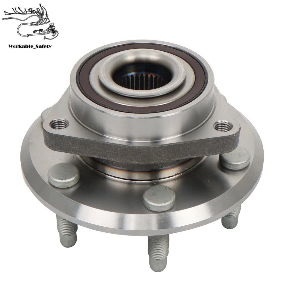 Conjunto de buje y cojinete de rueda delantera trasera para Chevy Traverse GMC Acadia 2007-2017 Foto 4 de 4