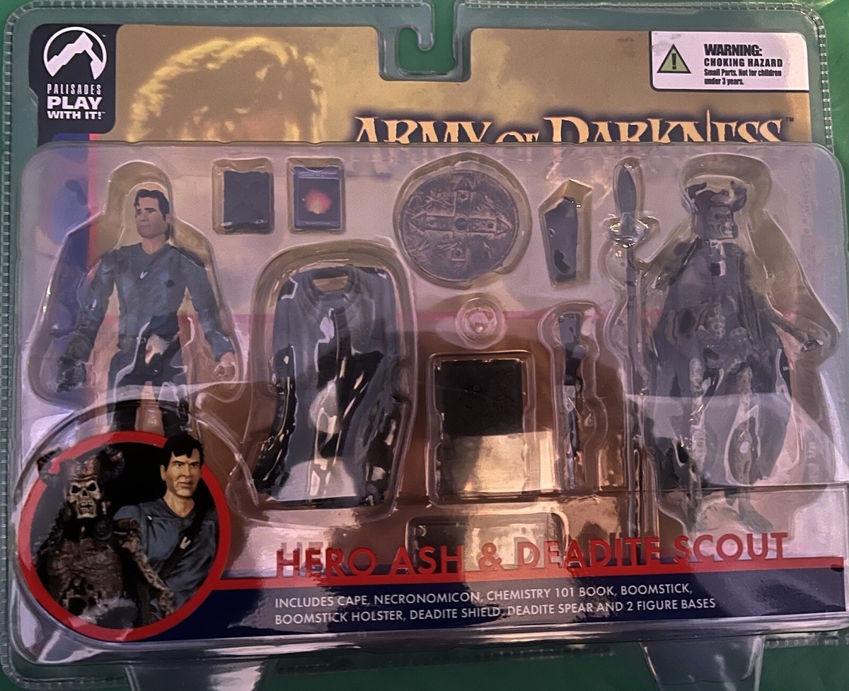 アーミー・オブ・ダークネス アシュ＆デダイト Palisades Army of Darkness Hero Ash & Deadite Scout Figures MOC