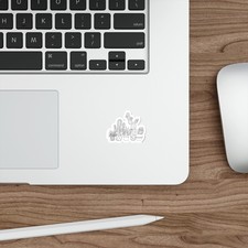 “So Succulent” Illustration Die-Cut Water-resistant Vinyl Cactus Plant Stickers