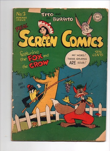 SCREEN COMIS #2 SECOND FOX & CROW EVER 1945 - 第 1/2 張圖片