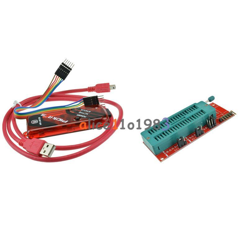 Pickit 2 3 Adapter PICKIT3 Programmer With Universal PIC ICD2/PICKit 2/ ...