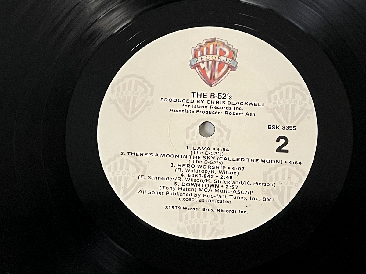 米LP B-52s B-52s BSK3355 WARNER BROS /00260 THE B-52's Self Titled Vinyl LP Record 1979 Warner Bros