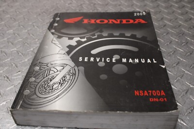 Honda Motorcycle 2009 NSA700A OEM Service Manual Part 61MEH00