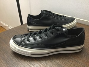 black patent leather chuck taylors