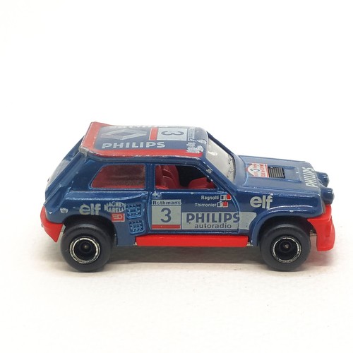 Majorette Renault Maxi 5 Turbo 1985 Nº3 Azul Oscuro/Rojo 1:53 (3") Usado 001 - Imagen 7 de 8