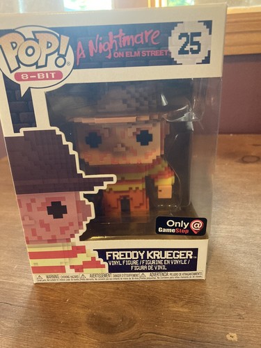 Funko Pop! 8-Bit Freddy Krueger A Nightmare on Elm Street 25 Gamestop Exclusive