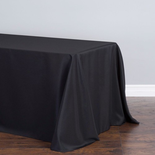 LinenTablecloth 90 x 156 in. Rect Poly Tablecloths,33 Color! Wedding Event Party - Picture 15 of 67