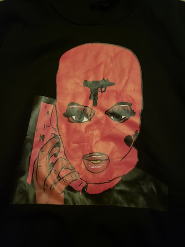 ROSA Máscara de Esquí PISTOLA Pulóver con Capucha Sudadera NIÑA Ladrón Ladrón TRAMPA 🙂  - Imagen 2 de 12