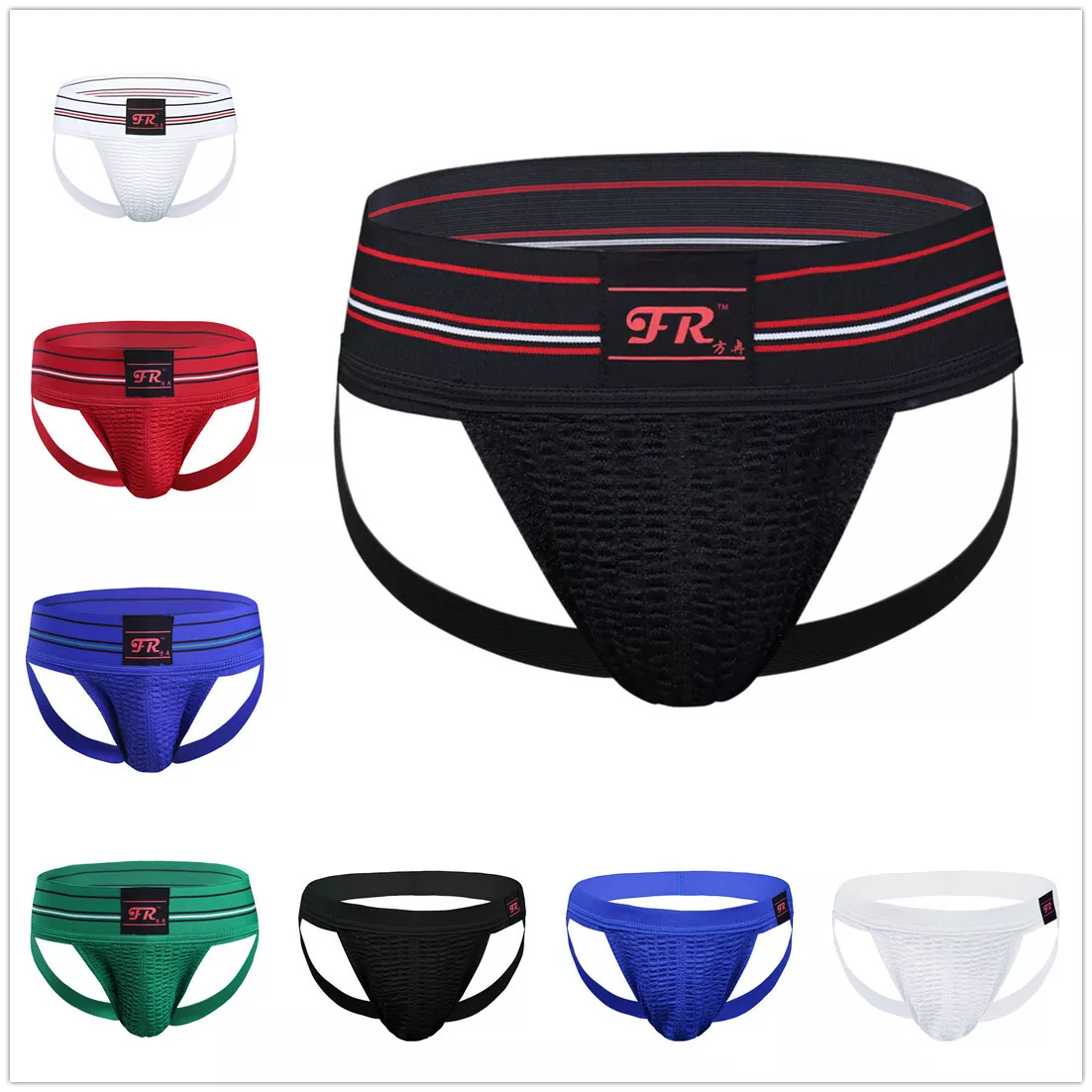 Men's Athletic Supporter Sport Boxer Briefs Jockstrap Underwear Underpants  Thong