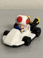 Nintendo Super Mario Bros Toad In Kart Car Plastic McDonald s Toy