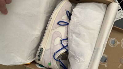 Nike Dunk Low Off-White Lot 32 Size 11.5 DJ0950-104