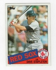 Dave Stapleton 1985 Topps Baseball Base Common #322 Boston Red Sox