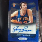 JERRY LUCAS 2014-15 PRIZM BLUE PULSAR PRIZM AUTOGRAPH AUTO /249 signed