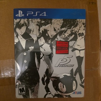 Persona 5 SteelBook Edition PS4 PlayStation 4 - Complete CIB