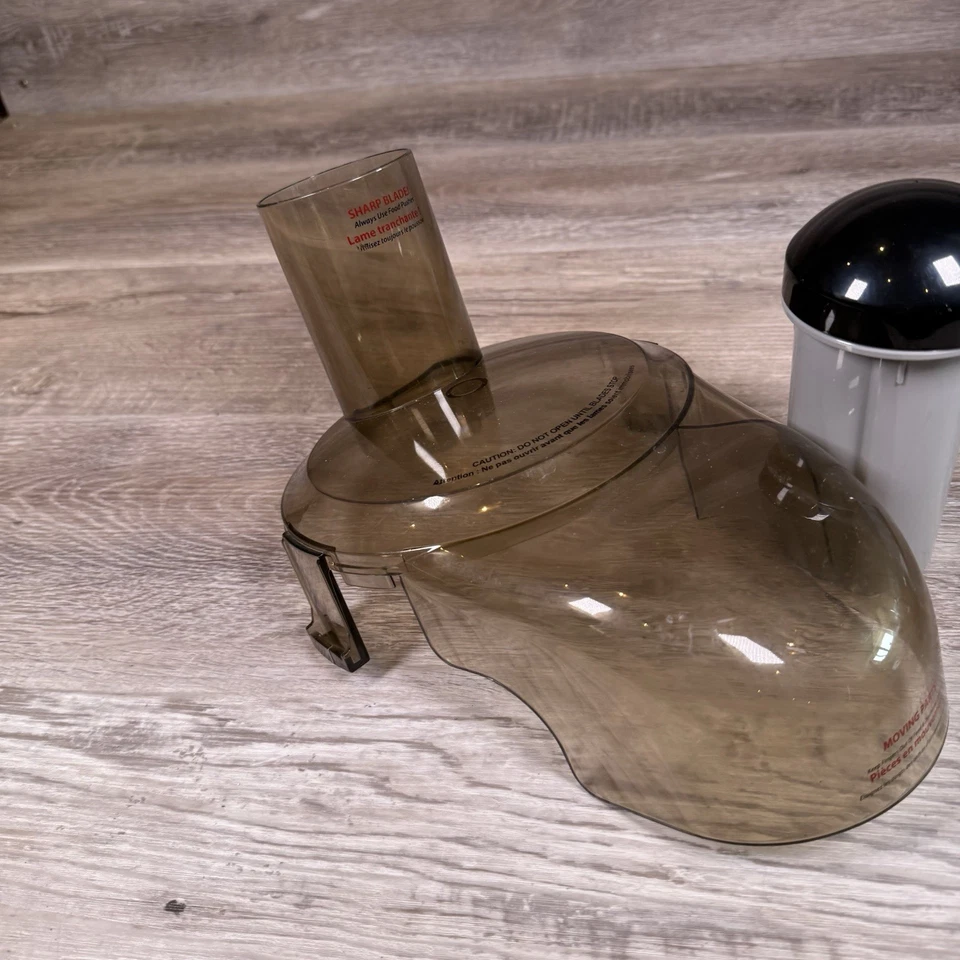 Bullet Express BE-110 Replacement Part Slicer Shredder COVER LID + Pusher - Image 3 of 4