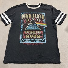 Liquid Blue Mens XL Pink Floyd 1973 The Dark Side Of The Moon T-Shirt