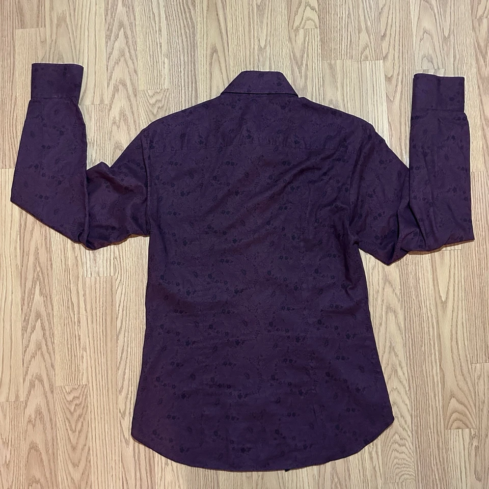 Винтажная рубашка D&G DOLCE GABBANA 90-х с цветочным принтом на пуговицах размер 48 - Изображение 4 из 4