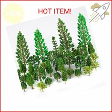 32PCS Mixed Miniature Trees Mini Model Trees Railroad Scenery Diorama Tree Diora