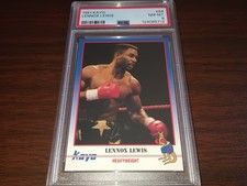 1991 Kayo Boxing #68 Lennox Lewis PSA 8 NM-M Heavy Weight Champ HOF