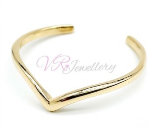 Authentic The Gilded Chevron of Fortune: Adjustable Wishbone Toe Ring