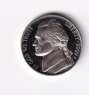 2000 S Proof Jefferson Nickel 5c Coin from Proof Set #566 — photo 1