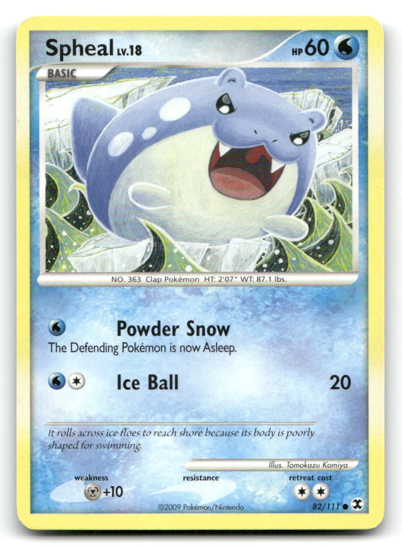 Spheal 82/111 Rising Rivals LP Pokemon