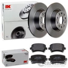 NK BREMSSCHEIBEN 282mm + BELÄGE HINTEN passend für VW PASSAT B7 B6 3C CC 357 358
