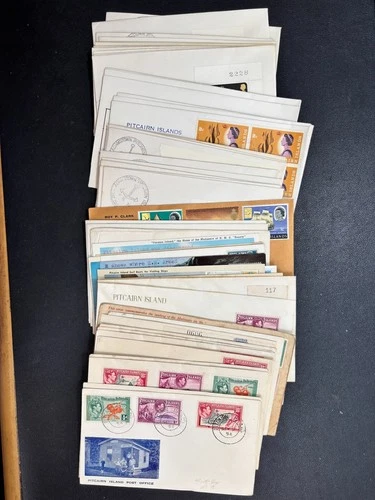 Pitcairn Islands 1967 - 1973 Lot of 41 Different First Day Covers