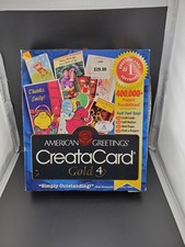 Rare American Greetings Creatacard Gold Version 4 CD-ROM