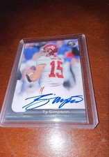 2024 Pulse Premiere - Autographs Alabama QB Ty Simpson #PF-TYS (AU, RC)