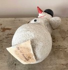 Vintage Christmas SNOWMAN Cotton and Mica FIGURE — photo 5