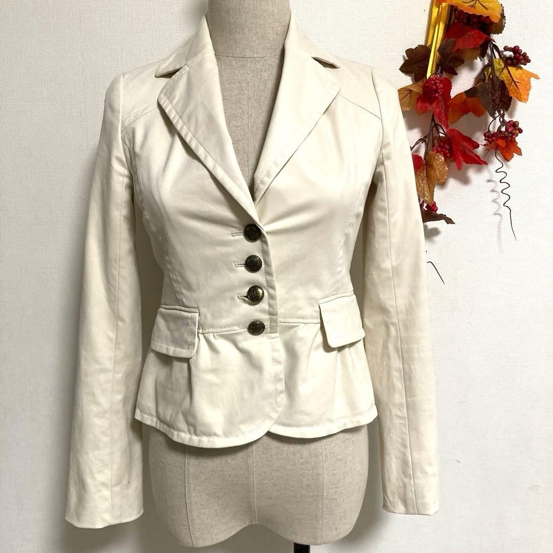 Burberry London Blue Label Stretch Jacket Nova Check Lining Size 36 For Women thumbnail 15