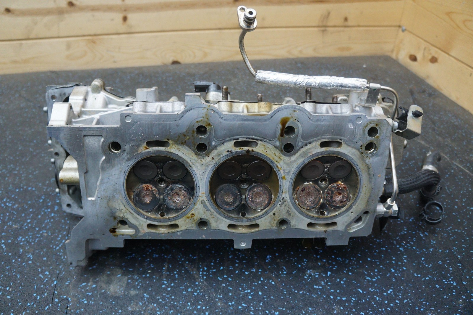 Left 3.0L V6 F160 Cylinder Head 302781 OEM Maserati Ghibli QP Levante 14+ *Note