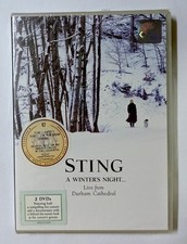 Sting A Winter's Night Live from Durham Cathedral 2DVD Brand New Sealed Region 0