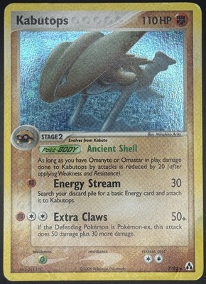 Pokemon TCG Kabutops Holo Legend Maker 7/92 HP *SWIRL*
