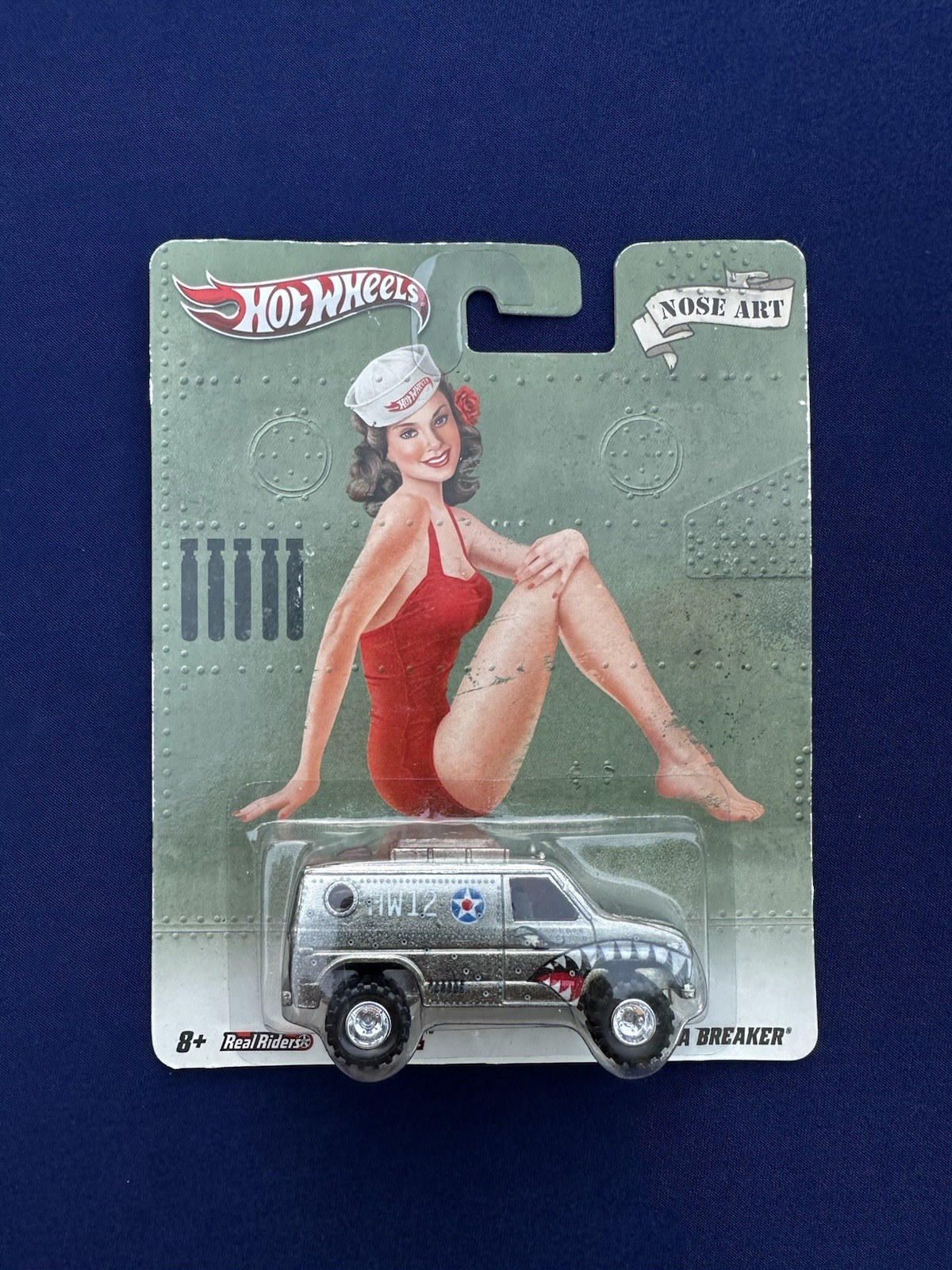 Hot Wheels 2012 Nostalgia Pop Culture Series Nose Art Baja Breaker Real Riders