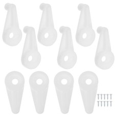  100 Pcs Bathroom Mirror Mounting Clips Cabinet Panel Installation