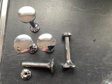 5 Stück Keuco Elegance Handtuchhaken, Wandhaken 7,5 cm, Chrom glanz