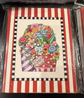 NIP 16 MARY ENGELBREIT NOTE CARDS ENVELOPES JUST LIVING SUNSHINE FREEDOM FLOWER — photo 2