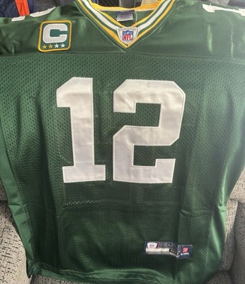 Aaron Rodgers Green Bay Packers NFL On Field Reebok Jersey Mens