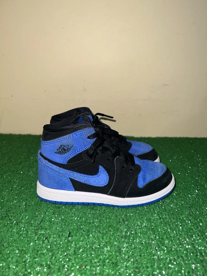 Nike Air Jordan 1 Retro Alto OG TD Azul Real Reimaginado FD1413-042 Talla 10C Foto 3 de 4