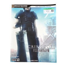 Crisis Core Final Fantasy VII BradyGames Signature Strategy Guide Poster PSP