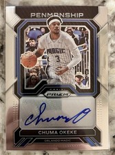 2022-23 Panini Prizm - Penmanship Chuma Okeke #PNM-CHU (AU)
