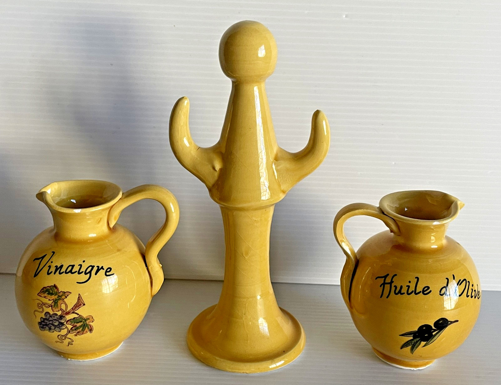 And Vinegar Cruet Set 6.5 Inches