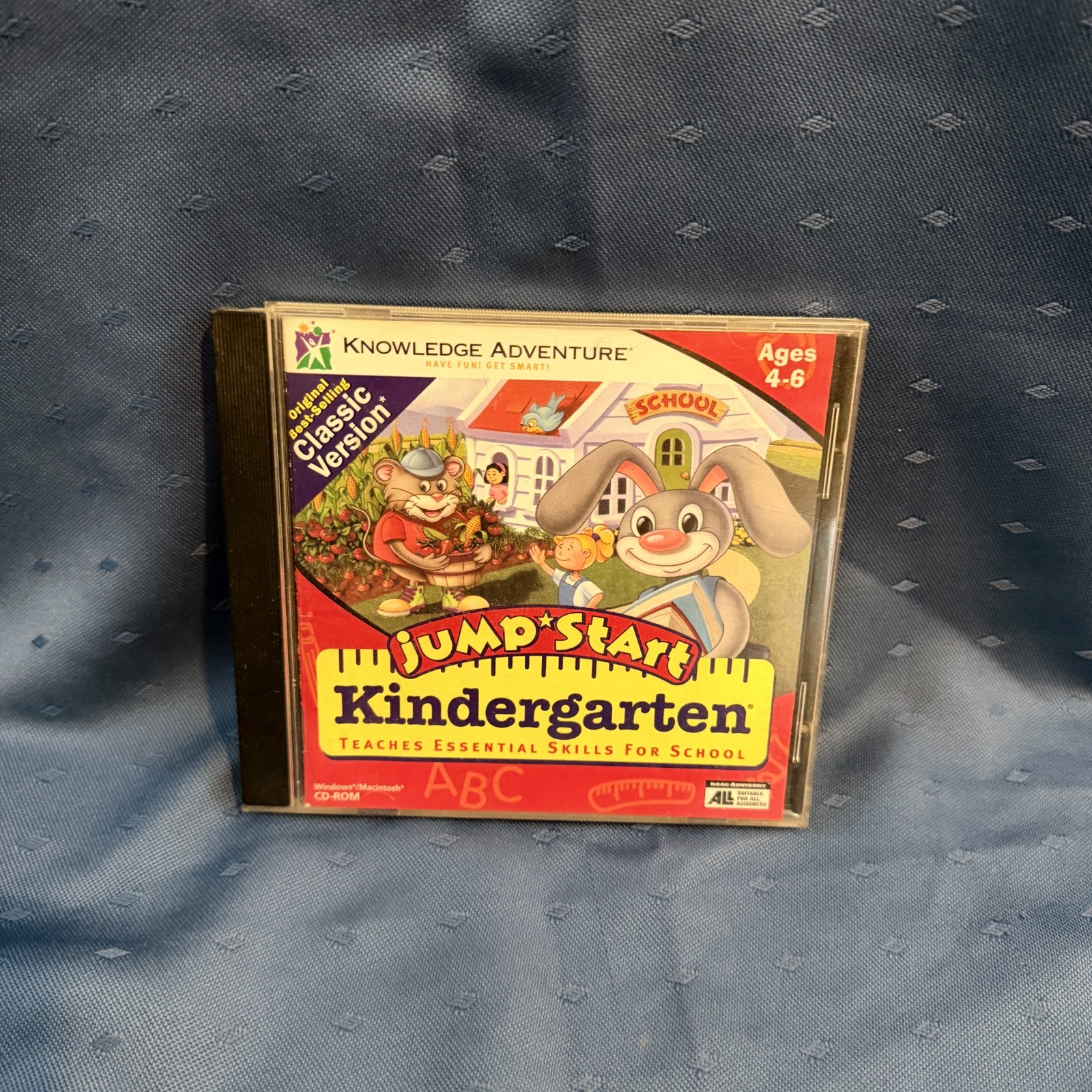 JumpStart Kindergarten Classic Version PC Mac CD-ROM Knowledge Adventure V1.2