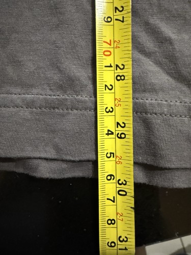 Psycho Bunny Shirt Mens XL Tall Gray V Neck Short Sleeve Casual Lightweight - Picture 6 of 7