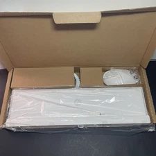 HP 310 White Wired Keyboard and Mouse Combo New